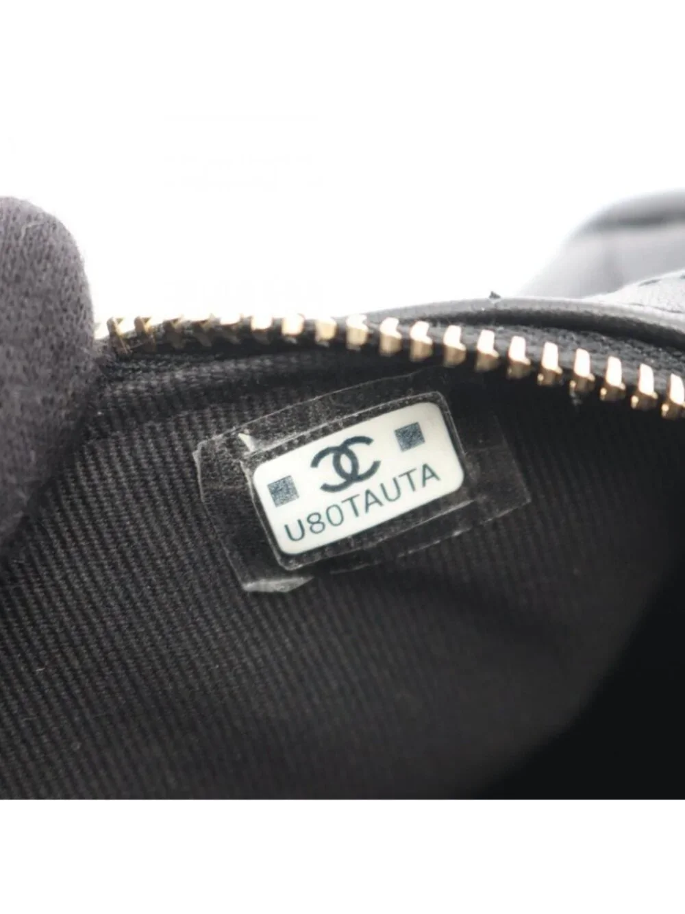 Chanel Quilted 2-Way Black Lambskin Mini Boston